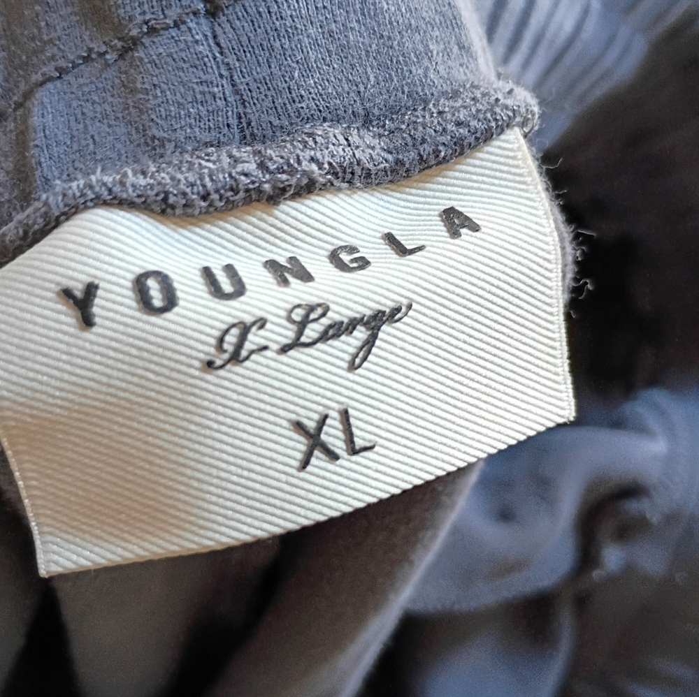 2 YoungLA Men's Casual Drawstring Shorts - Gray and Green Size XL - Picture 6 of 11